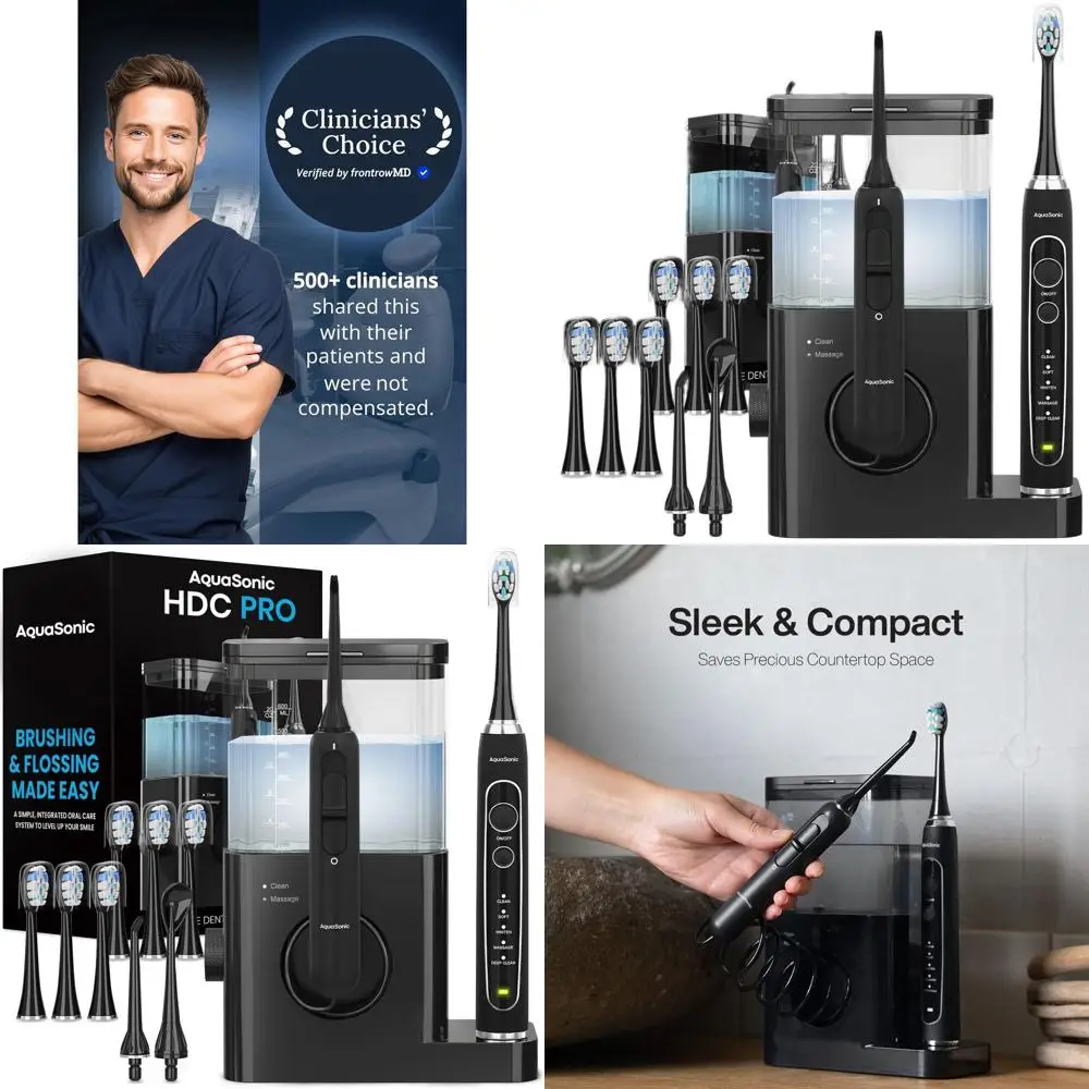 

Усовершенствованная стоматологическая гигиена - Легкое чистение зубов и использование зубной нити - Электрическая зубная щетка и ирригатор - Яркие зубы и здоровые десны