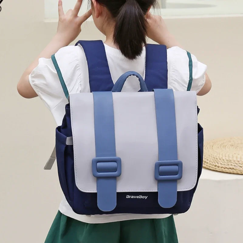 Primary School Student Backpack Cute Girl Backpack Korean Style Waterproof Children\'s Schoolbag Large Space Backpack