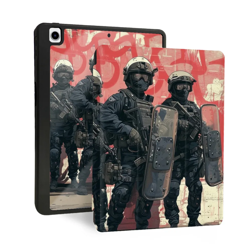 

SWAT Quick Reaction For iPad Case For iPad 10th Pro 9 8 7 For iPad Air 5 4 3 2 Mini 6 10.5 cover