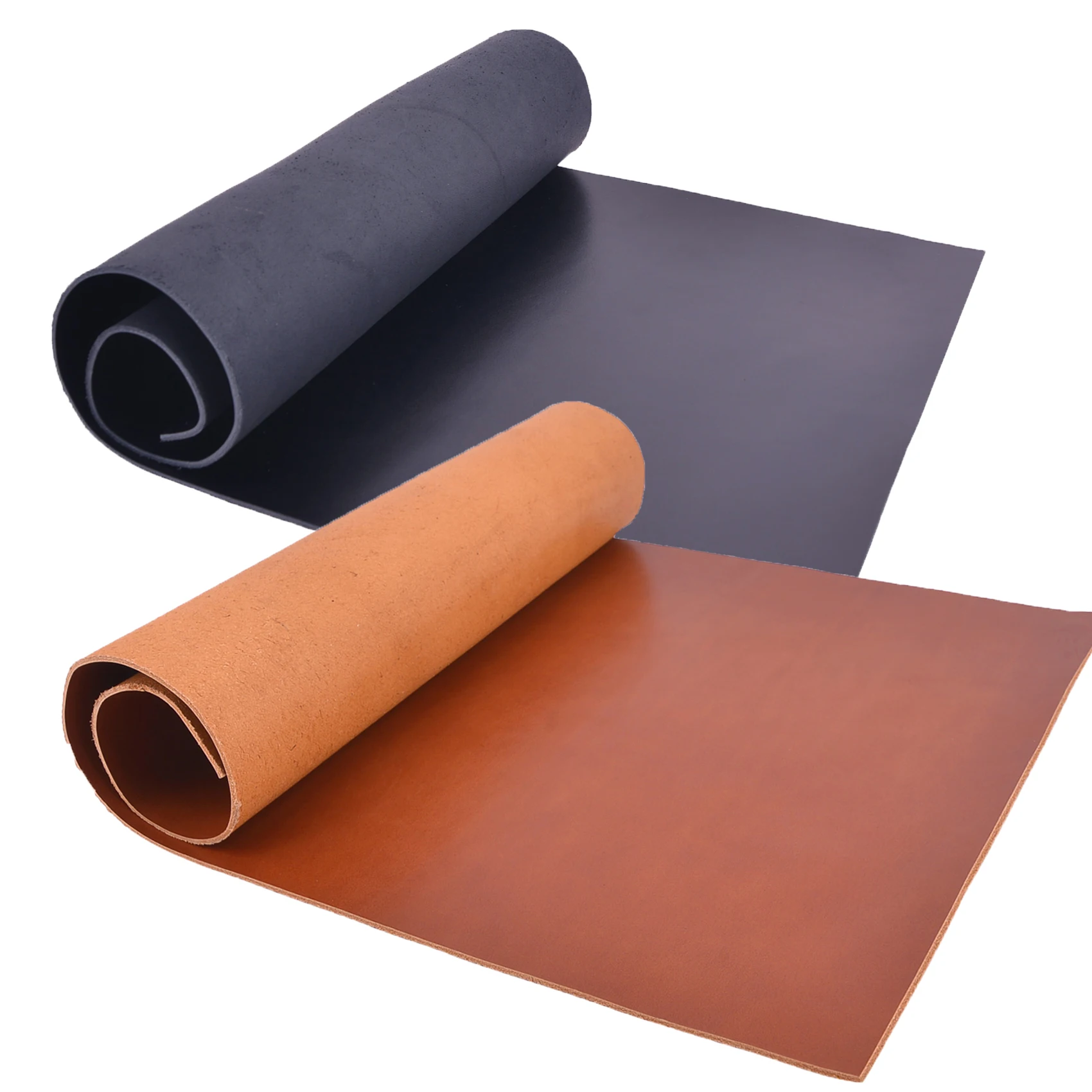 

Genuine Full Grain Vegetable Tanned Cowhide Sheets Tooling Leather Pre-Cut Pieces 5/6oz (2.0mm-2.3mm Thick)