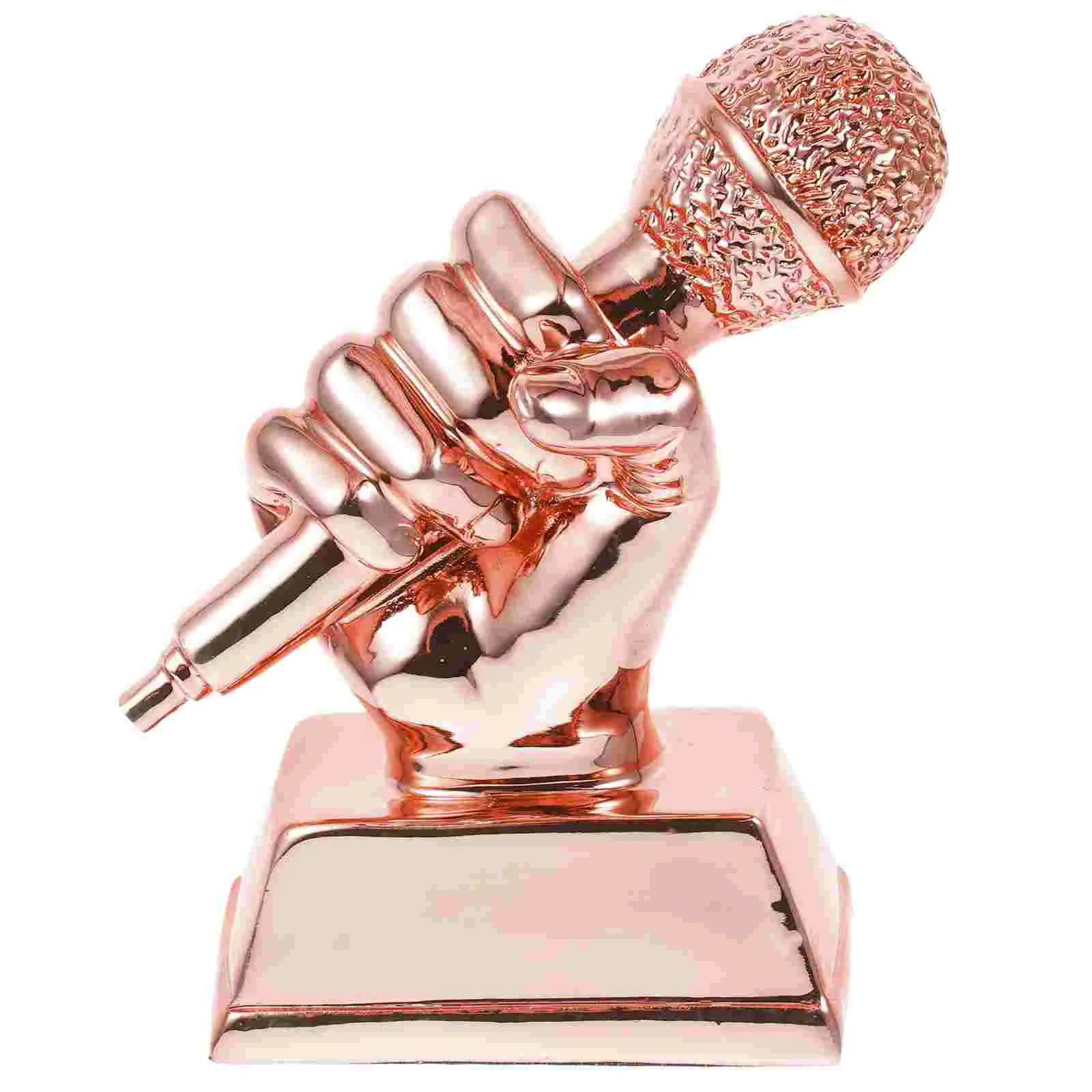 Microphone Trophy Music Competition For Competitions Trophies Mini Sculpture Singing