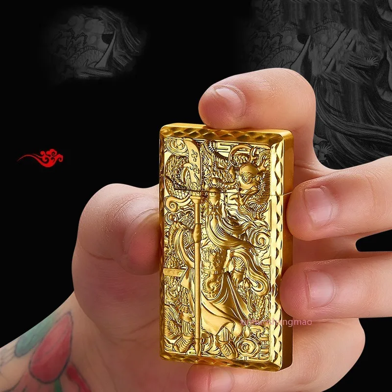 New Relief Inflatable Lighter Windproof Blue Flame Direct Spray Lighter Cigarette Accessories Personalized Men's Smoking Gift