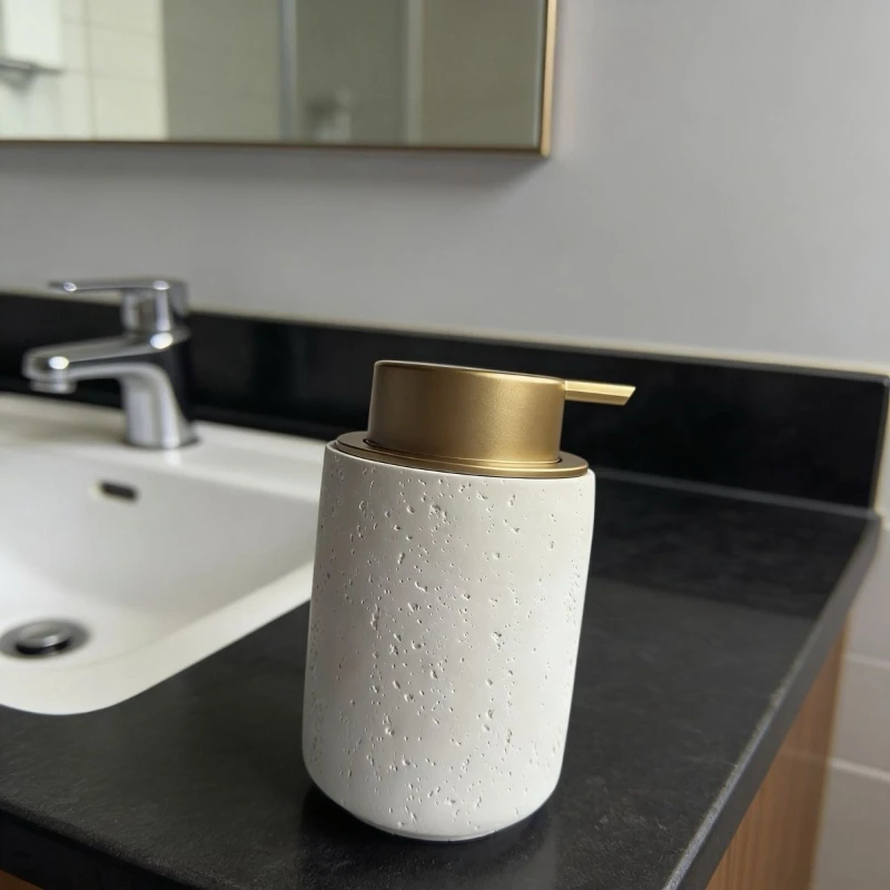 High End Foaming Bottle Hand Sanitizer Ceremic Liquid Soap Dispensers Moisture Proof Bathroom Accessories Home Household Use