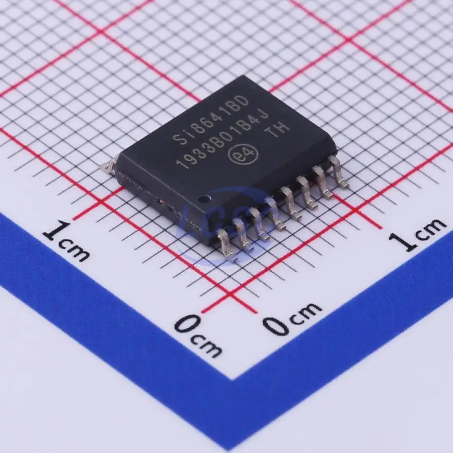 10Pcs/Lot Original Si8641BD Low-Power 5000Vrms 4 Channel 150Mbps CMTI 16-SOIC Digital Isolators SI8641BD-B-ISR