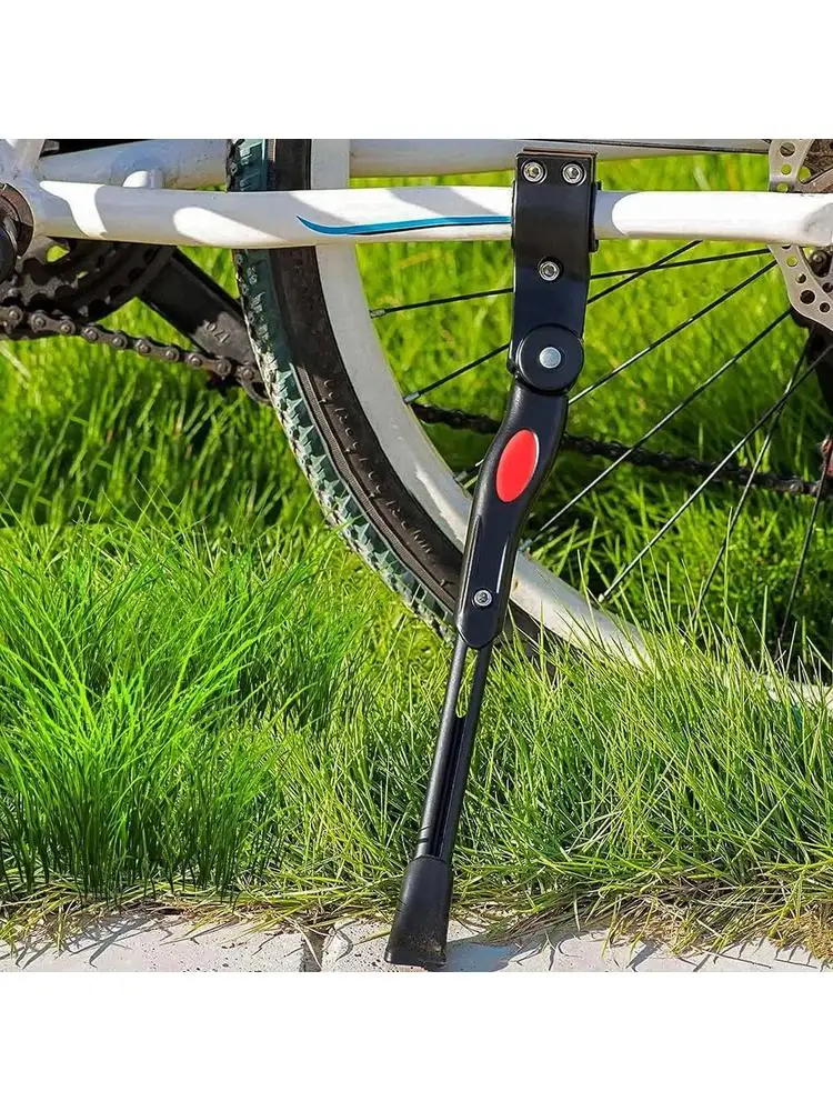 AliExpress NONE Adjustable Bicycle Kickstand for Adult Bicycles Fits 24" to 27.5" Wheels, Aluminum Alloy, Anti-Slip Feet for Stable on Mountains