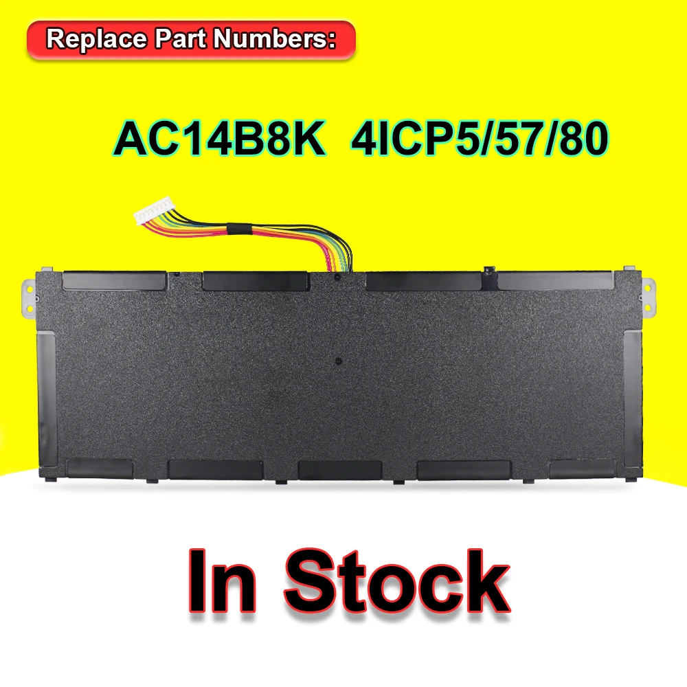 AC14B8K For Acer Aspire ES1-131 ES1-511 ES1-512 ES1-521 ES1-531 ES1-731 Chromebook 11 13 15 CB3-111 Laptop Battery 48Wh 15.2V