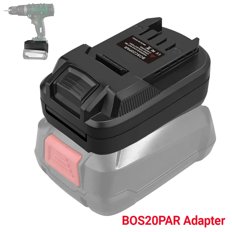 

BOS20PAR Battery Converter Adapter for Parkson Tools for Bosch 18V Batteries Converting To for Parkson X20V Battery Power Tools