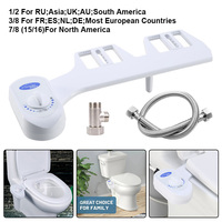 Two Modes Bidet Toilet Seat Attachment Cold Water Self-Cleaning Washing Nozzle Water Pressure Personal Hygienic Ass Sprayer