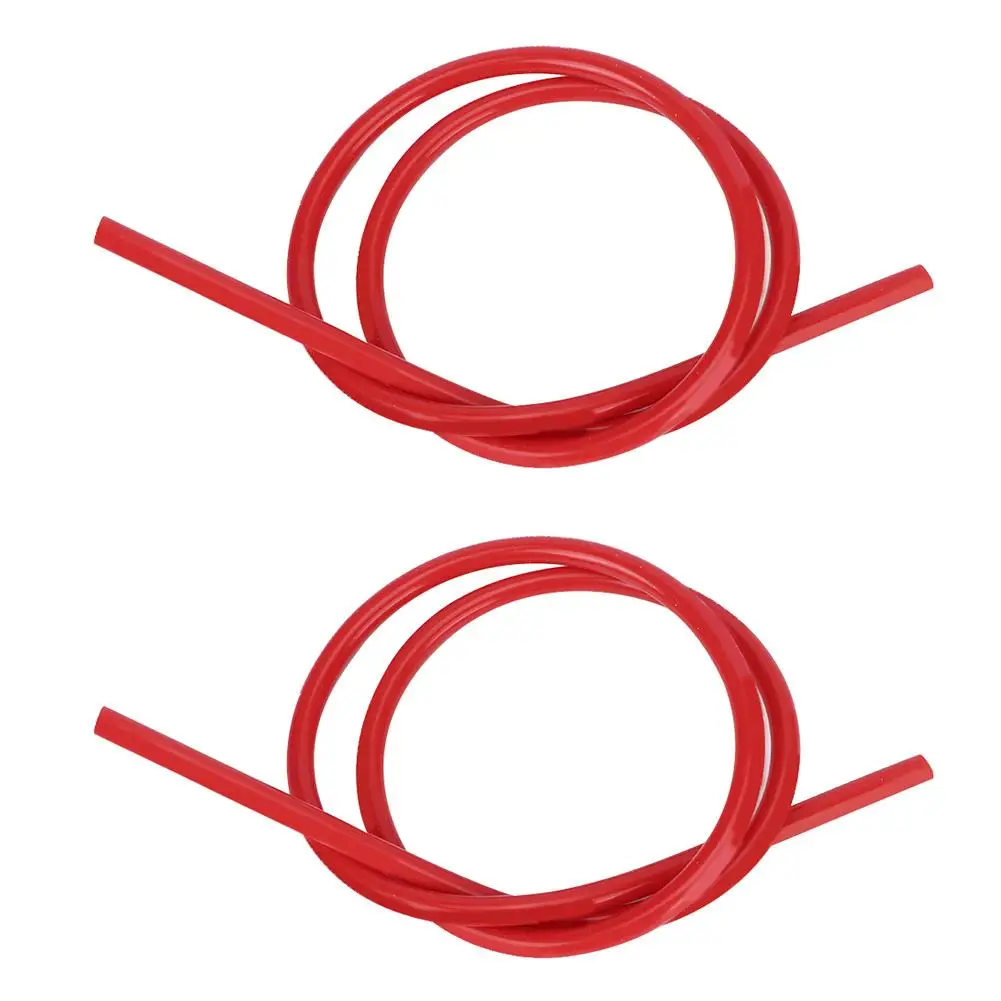 8mm Silicone Ignition Wire Set - 2pcs Car Auto Wiring Harness, 1m Length, Heat Resistant Performance