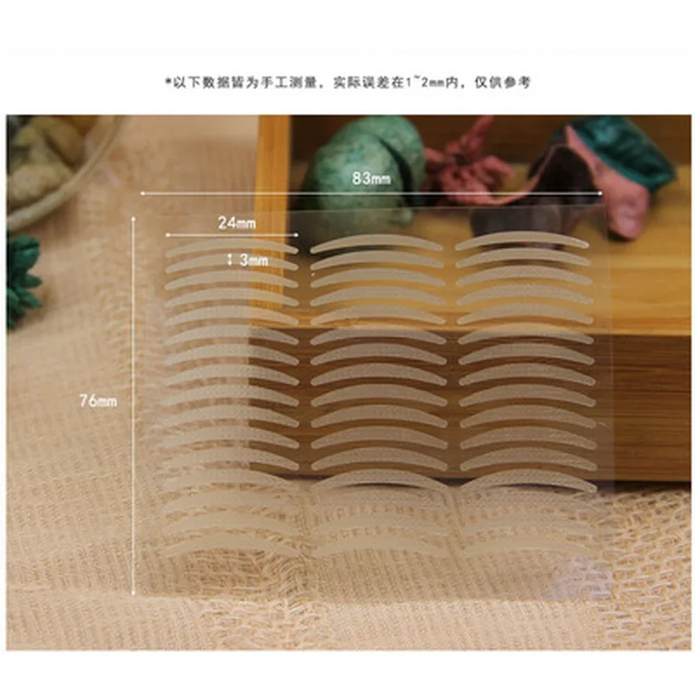 240쌍 아이 스티커 패션 메이크업 얇은 눈꺼풀 투명 강력 접착 아이 테이프 스티커 눈 확대 메이크업 도구