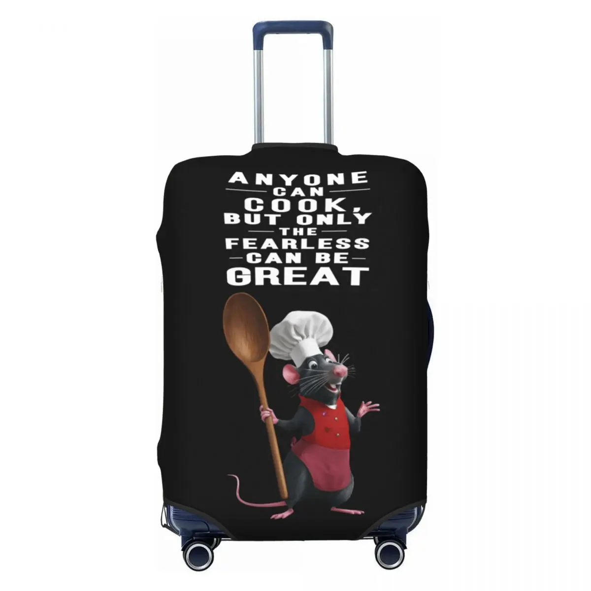 

Custom Ratatouille Remy Quote Luggage Cover Cute Animated Cartoon Suitcase Protector Covers Suit For 18-32 inch