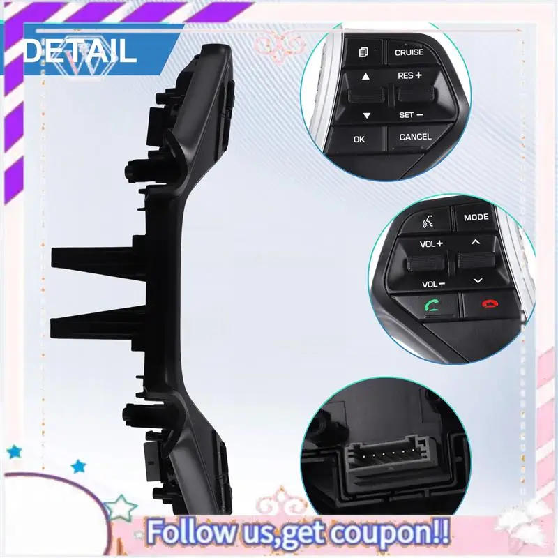 

Easy To Use 96700C1510 Old Steering Wheel Remote Control Switch Assembly For Hyundai Sonata 2014-2017