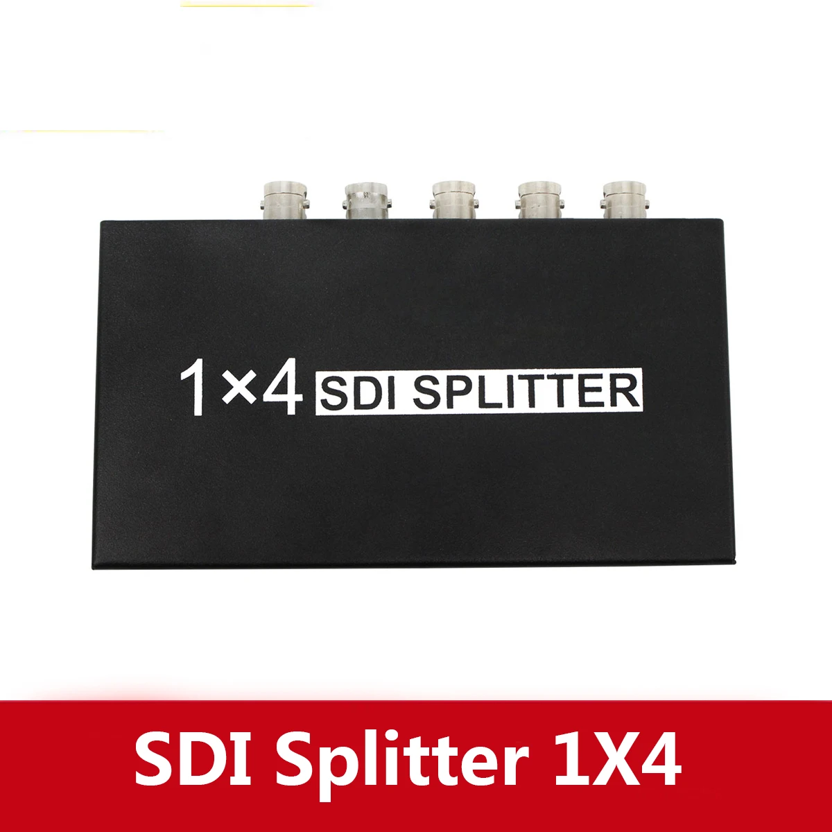 1x4 3G/HD/SD-SDI Distribution Amplifier Video SDI Splitter with  Adapter