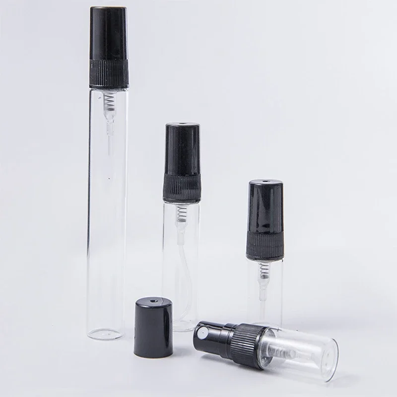 ポータブルガラススプレーボトル,詰め替え可能なアトマイザー,トラベルコンテナ,16個