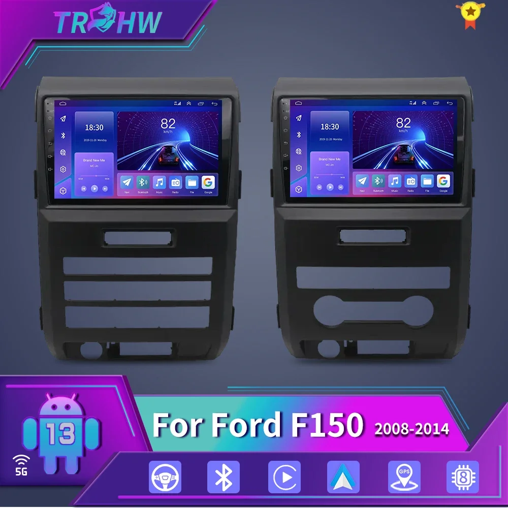 For Ford F150 P415 Raptor 2008-2014 2 Din Android Car Radio Stereo Screen Multimedia Player Navigation GPS Autoradio Head Unit