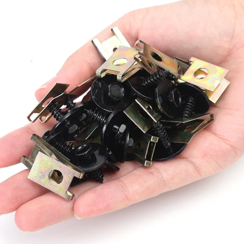 Screws & Socket Clips Engine Undertray Splash Shield Fasteners Hex Head Self-Tapping for BMW Auto Interior Accessories