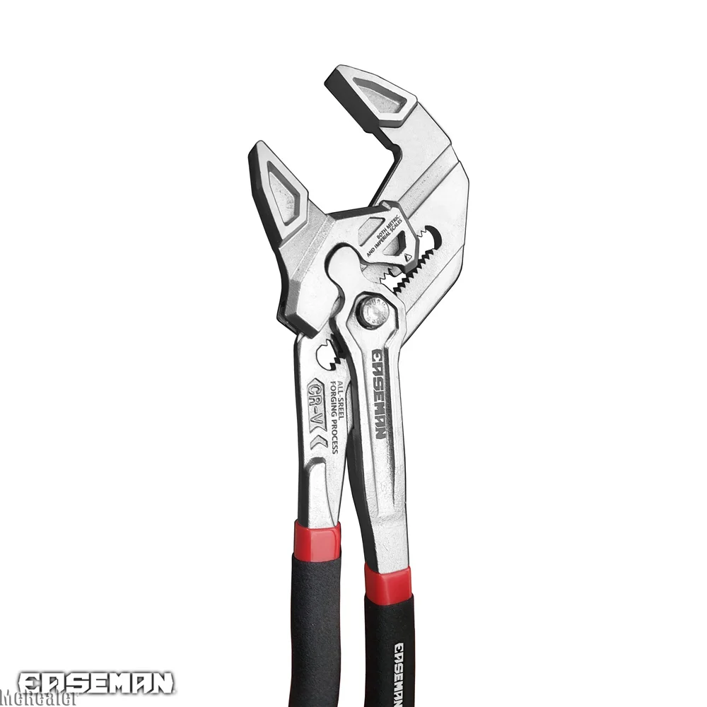 High Quality Quick Adjust Water Pump Plier Adjustable Pipe Wrench Self Locking Plumbing Tool for Household Faucet Clamping