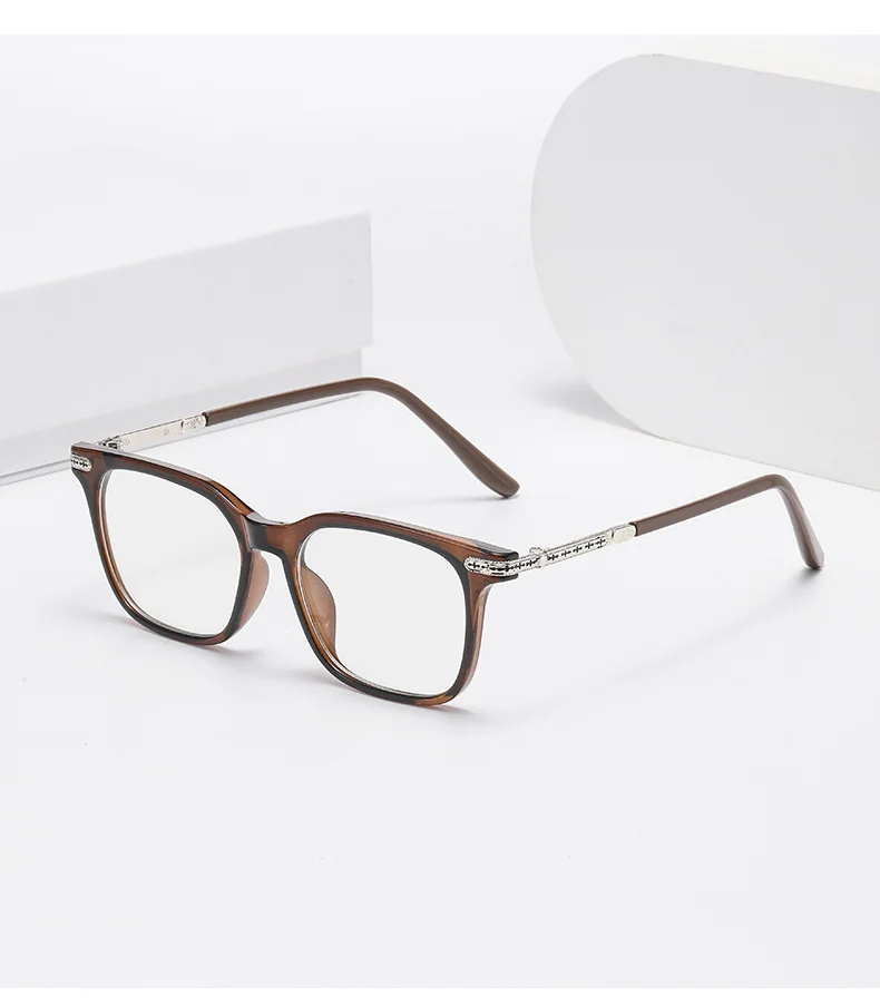 Photochrome Sonnenbrille mit schwarzem Rahmen, europäische und amerikanische Schildpattfarbe, Anti-Blaulicht-Myopie-Brille 6160 – Detail 10