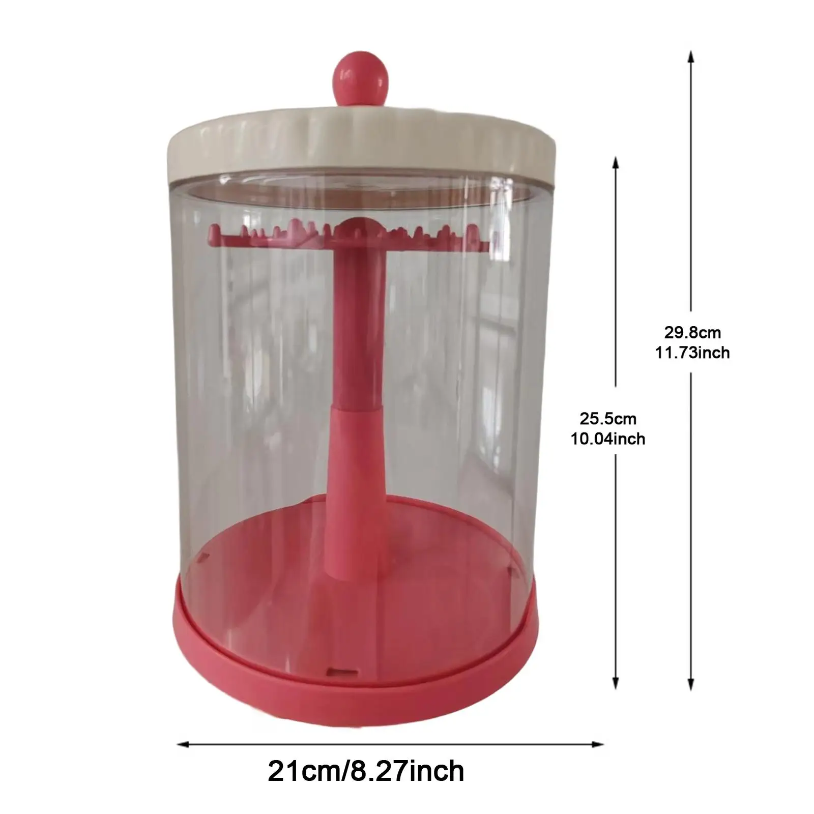 صندوق تخزين الدمية، مجموعة تماثيل منظمة شفافة لغرفة النوم، حافظة عرض شخصيات شفافة مزخرفة مقاومة للماء