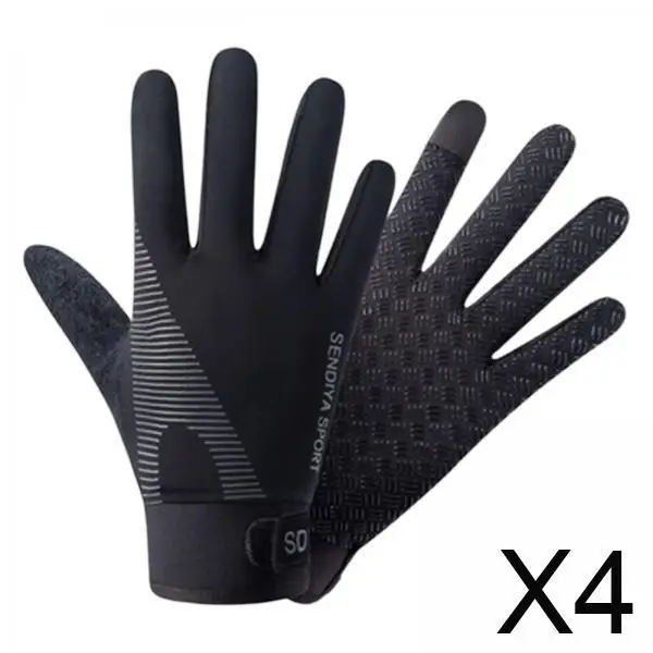 

Cycling Gloves Summer Lightweight Ice Silk Fabric Touch Screen Biker Gloves for Workout Climbing Exercise