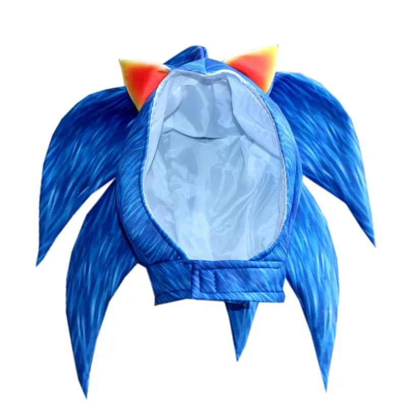 Disfraz de Cosplay Sonicing de erizo para niño, incluye casco, guantes, Halloween, Carnaval, ropa divertida para niños