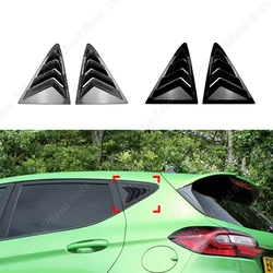 Rear Window Side Vent Shutter Louver Cover Body Kits Accessories for Ford Fiesta MK8 2018-2024 Triangle Window Blinds