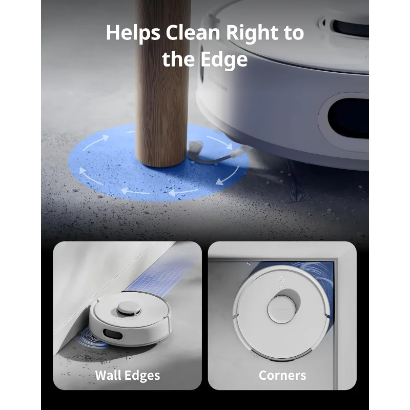 Robot Vacuum Self Emptying for 90 Days Hands-Free, Super Quiet Mini Robotic Vacuum with Powerful Suction
