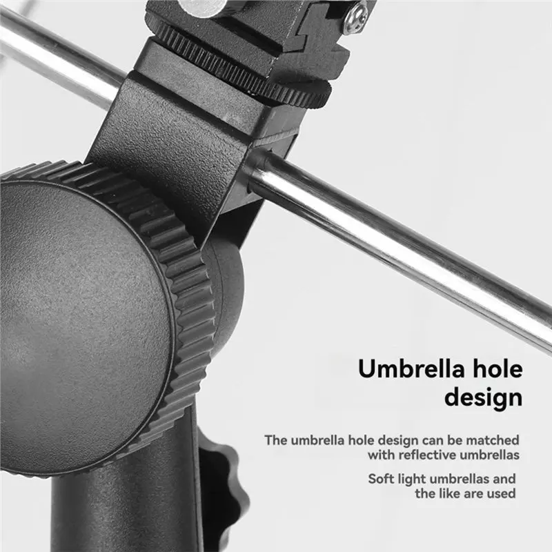 【SLEEK 】D-Type Flash Adapter Swivel Light Stand Bracket Umbrella Holder Hot Shoe Trigger For Photography For Lighting