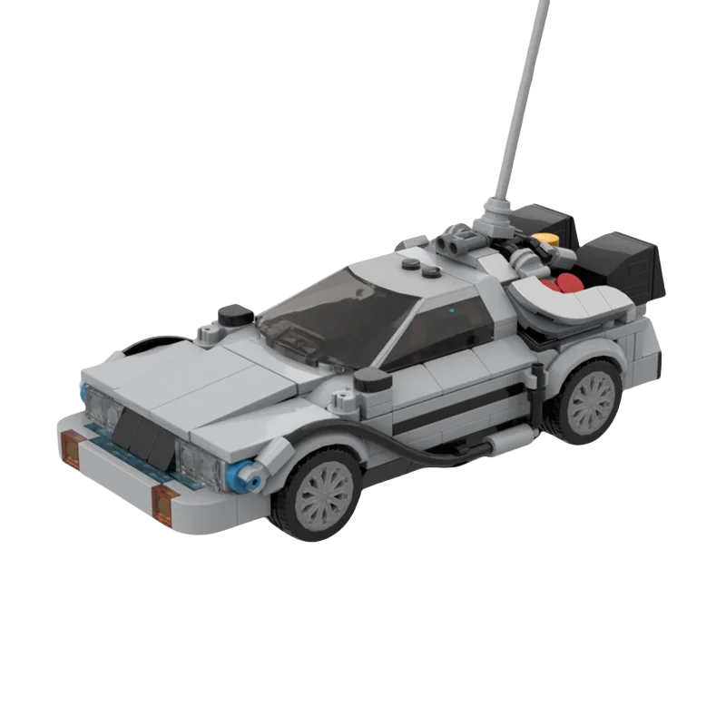 

1985 DMC DeLorean Time Machine Speedster - DIY Building Blocks Kit, Racing Model for Kids, Perfect Christmas Gift