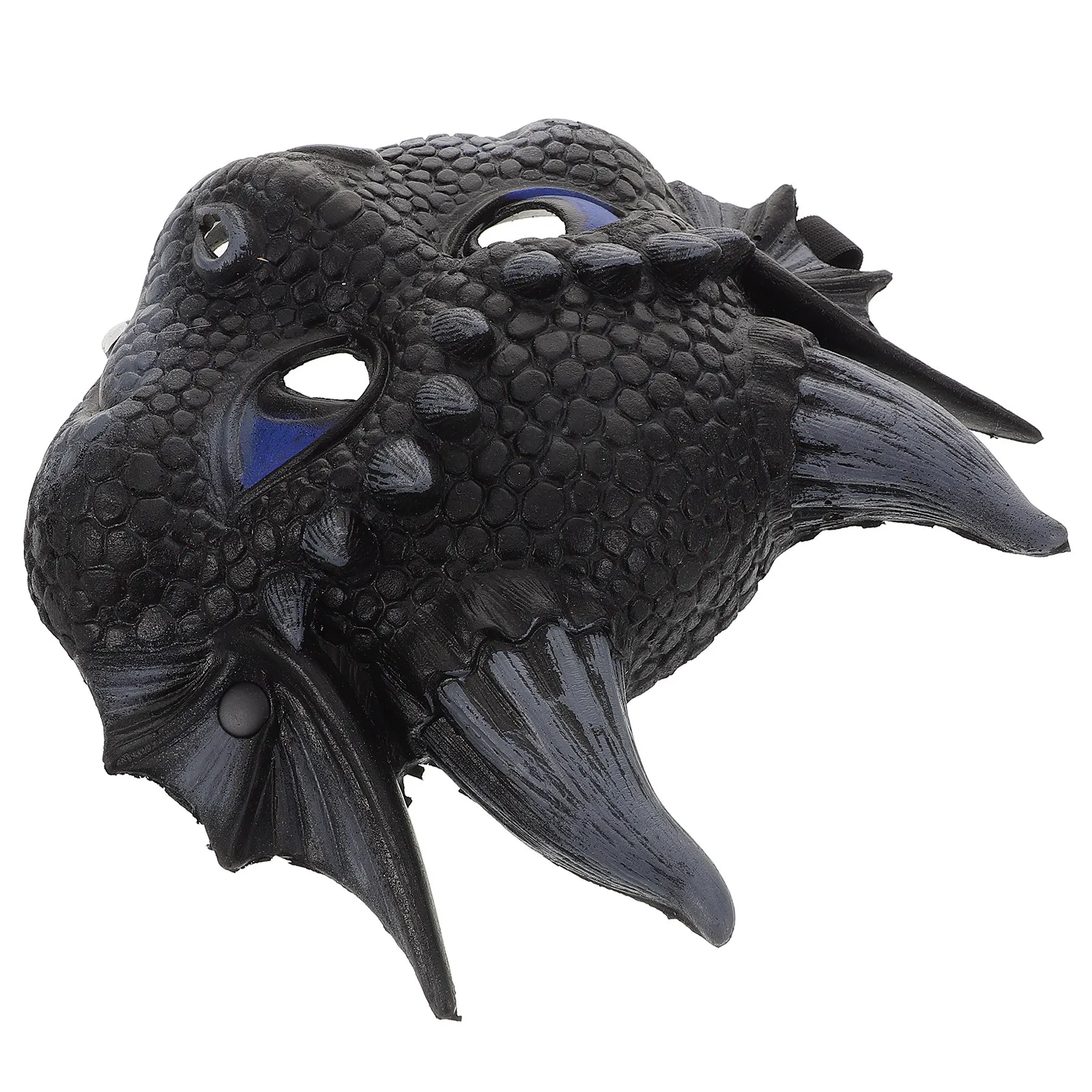 

Маска в виде головы дракона для эффектного образа на косплей-вечеринках и фестивалях, легко чистится, многоразовая, для создания жуткого образа животного на тематических мероприятиях.