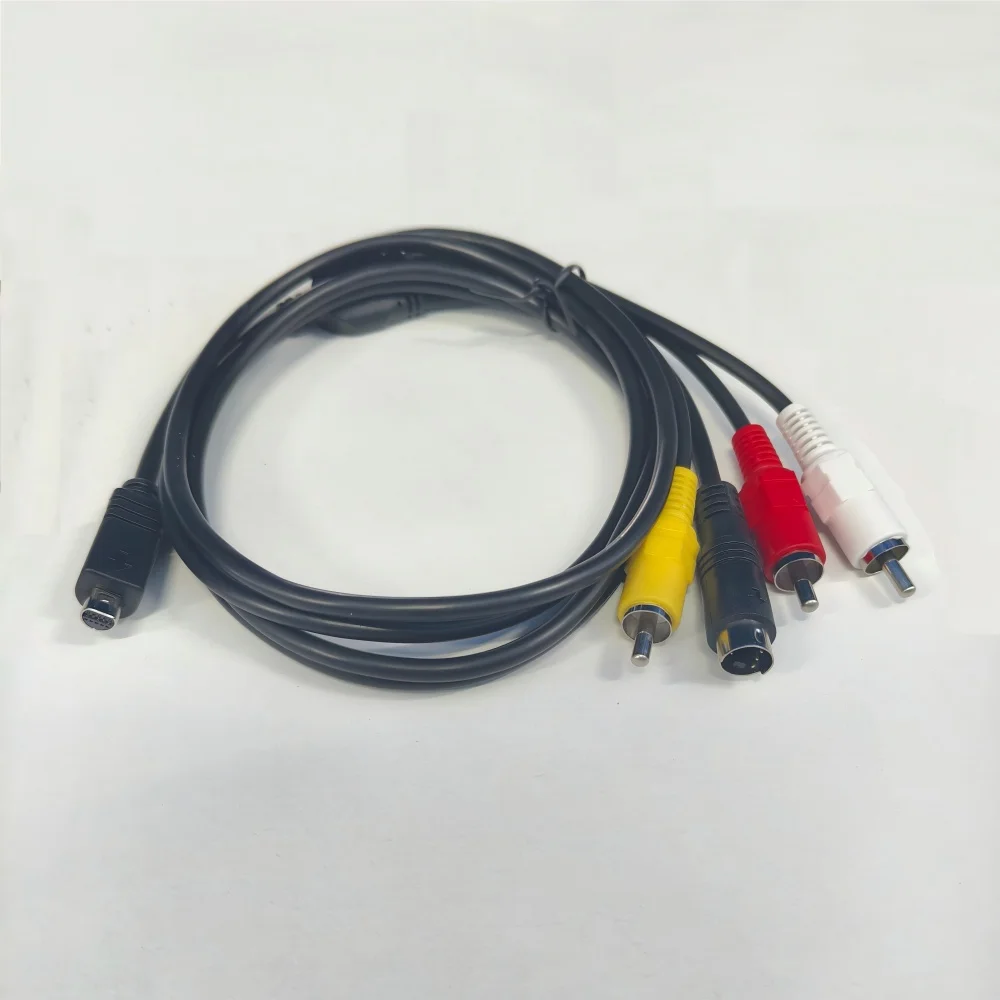 FOR SONY AV A/V Video Cable 10-Pin DVI DV Connector to 3 RCA S-Video for Sony DCR Handycam Camcorder Digital Camera VMC-15FS A/V