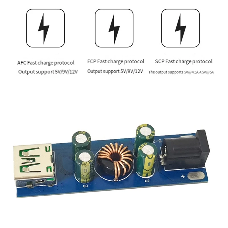 وحدة شحن سريع للهاتف الخليوي ، QC4.03.0 ، فلاش فوك وأبل ، بروتوكول SW3518 ، دائم ، أندرويد ، QC