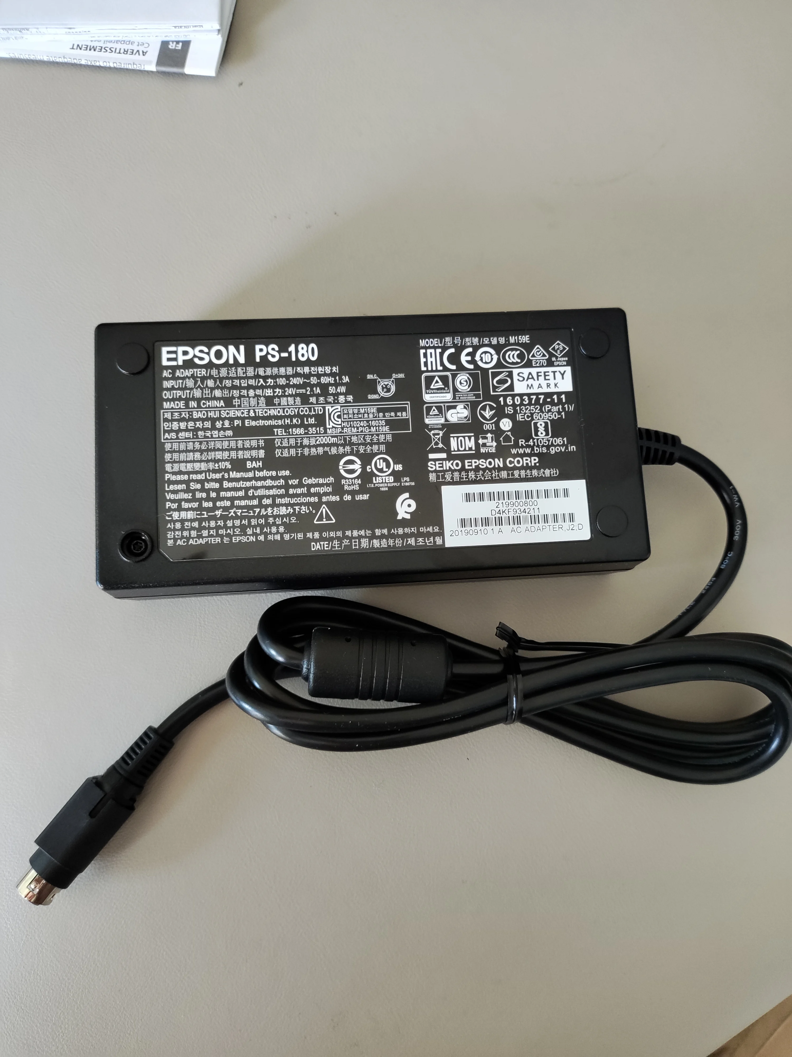 

New Original AC DC Power Adapter PS-180 for Epson TM-U220 TM-T88V 88IV T20ii L90 U330 H6000 H5000 T82