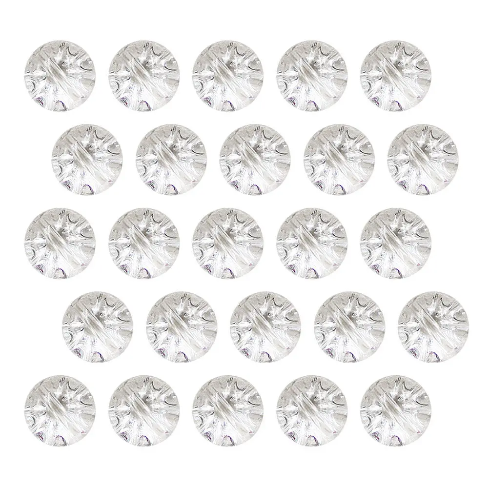 100Pcs Strong Wear-Resistant Resin Buttons Creative Sewing Buttons for Clothes Fabric Decoration Craft Scrapbook DIY Button
