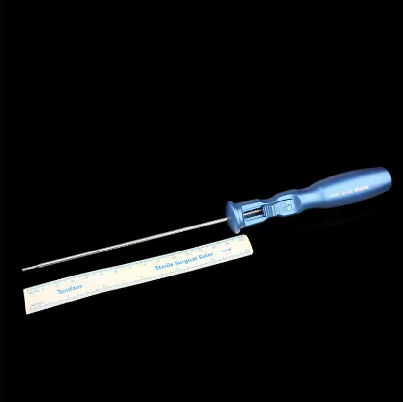 HUATRAU Push Knot Suture Cutter, Knee Arthroscopic Instrument, Orthopedic Sports Medicine Surgical Device for PDS Suture Cutting
