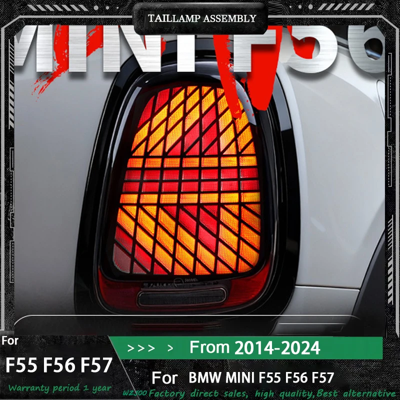 LED Taillight F67 Style for MINI Cooper Fit F55 F56 F57 2014 2015 2016 2017-2024 High-Intensity Tail Lights Rear Lamp Upgrade