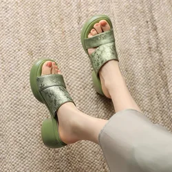 Women's Slippers and Ladies Sandals Soft Rubber Slides Sabot Shoes On Offer Stylish Sale Natural Skin Summer 2024 Trend Original