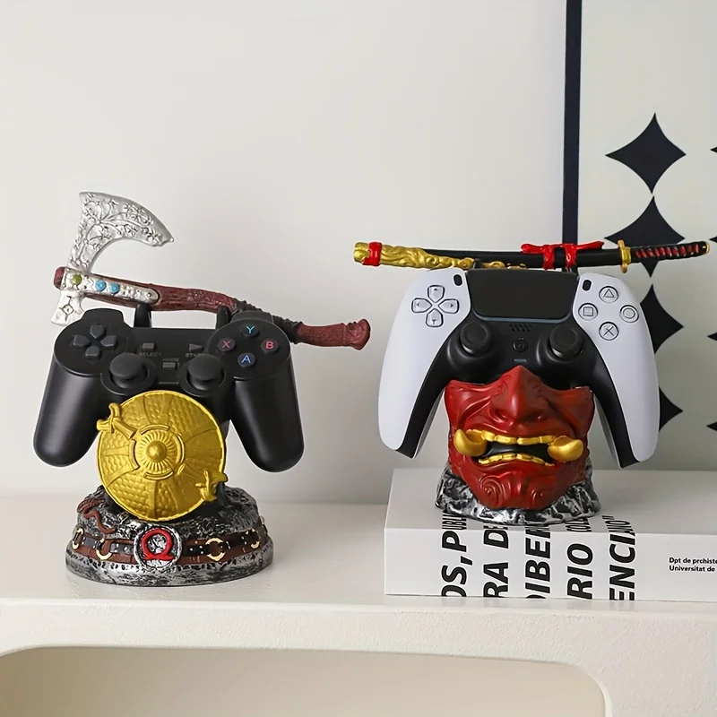 ps5コントローラースタンド-デーモンソードデザイン-レジンアート-ゲーミングデコレーション-ディスプレイラック-playstation-4対応