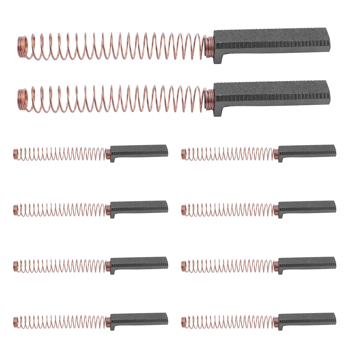 10Pcs Carbon Motor Brushes Replacement Parts Motor Brush for Mixers W10380496 W10260958 4162648-A07G