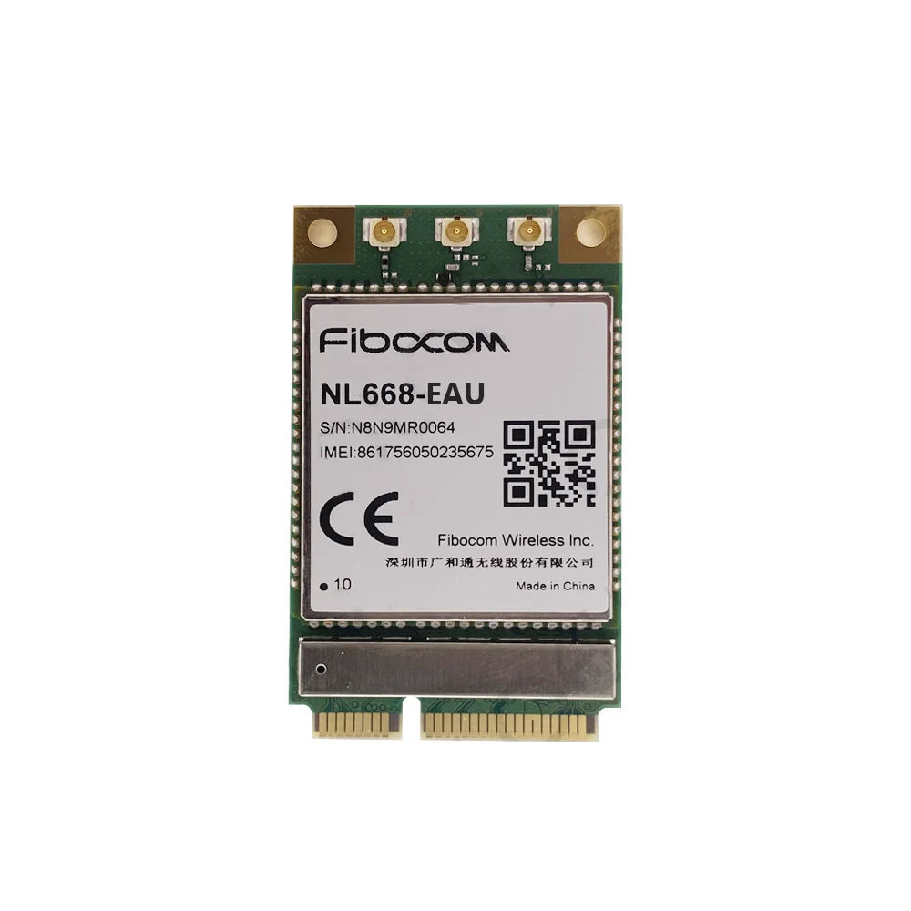 ZBT-NL668-EAU Fibocom Original, Mini PCIE 4G LTE Cat4, módulo LTE FDD/TDD, banda de frecuencia GSM GPRS para Europa y Australia, NL668-EU