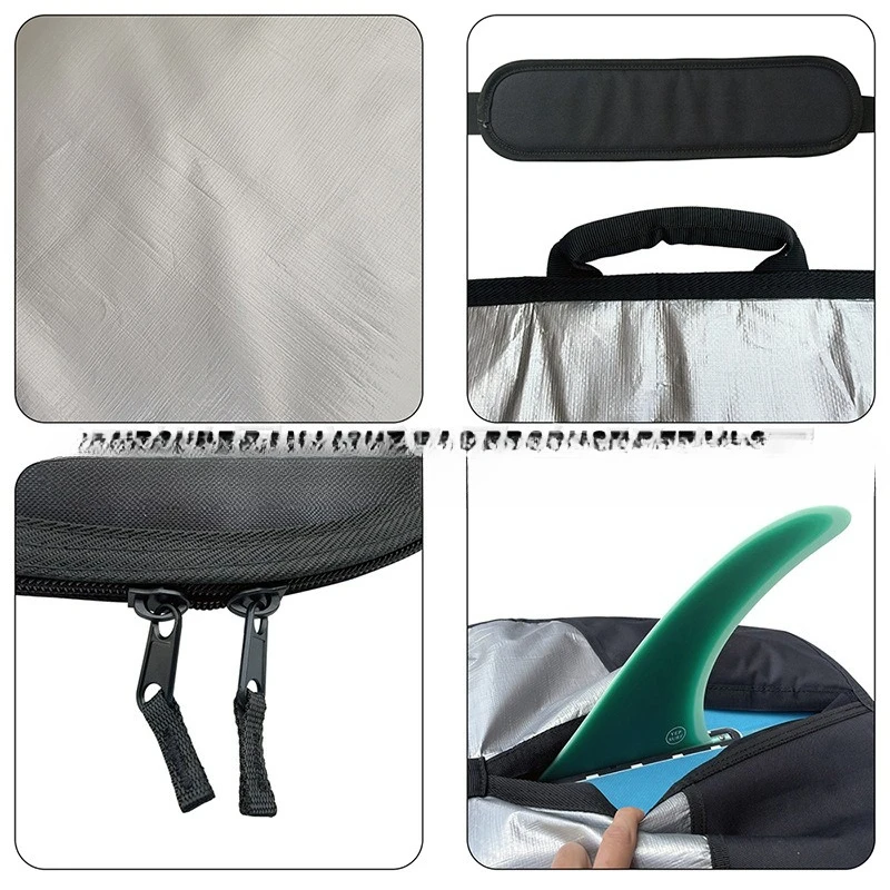 

Protective Bag Long Board Surfboard Protective Bag Zipper Design Cleaning Tools