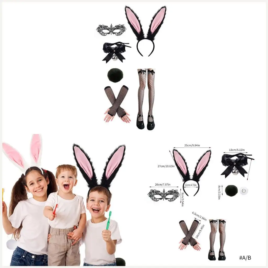 6/7pcs ملحقات الأزياء للسيدات للأرانب. #1