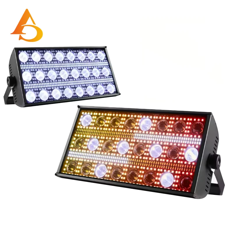 4 Stück 300W Strobe LED RGBW DJ-Lichter, Wash- und Beam-Beleuchtung, Sound- und DMX 512-Steuerung, Lichter für Bühnenbeleuchtung und Partys – Detail 5