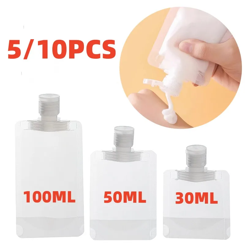 

30/50/100 мл многоразовые упаковочные пакеты, все необходимое для путешествий, лосьон, косметика, шампунь, гель для душа, портативные сумки, бутылки для жидкости для макияжа