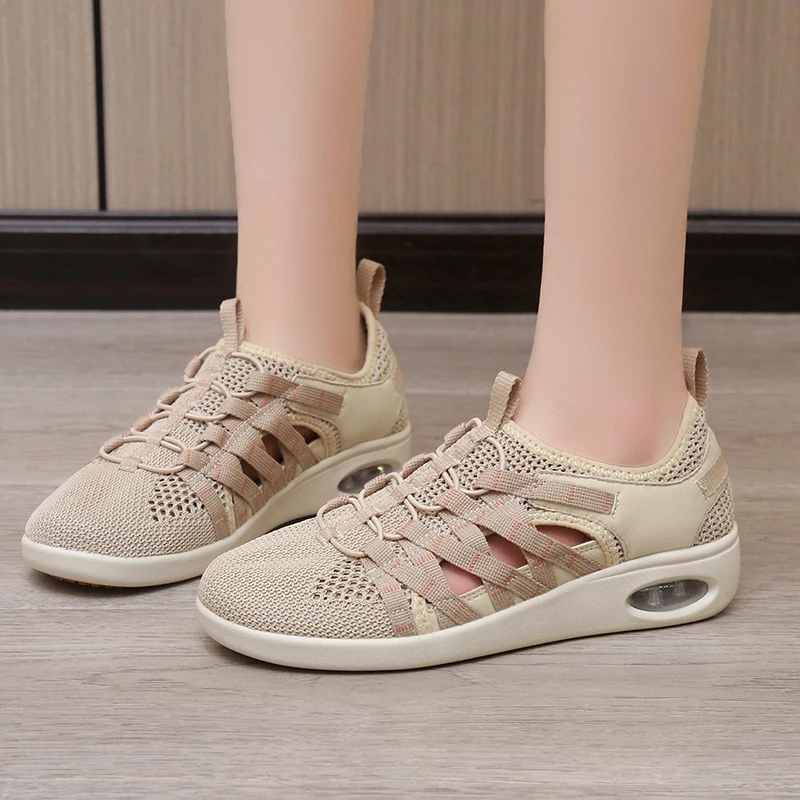 Summer Neutral Lightweight Breathable Sports Shoes Comfortable And Soft Air Cushion Casual Shoes Suitable For Daily Walking