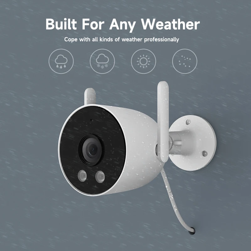 2023 IMILAB EC3 Lite 2K Outdoor Security Smart Camera IP66 Color Night Vision Imilab Home APP