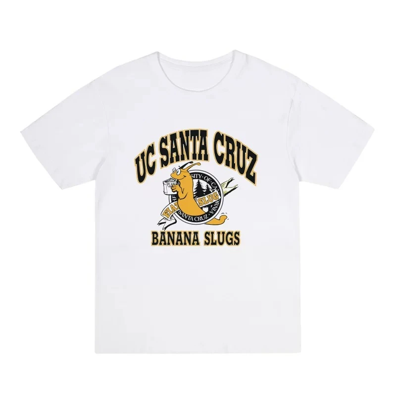 Pulp Fiction Vincent Vega UC Santa Cruz Banana Slugs Graphic T-Shirt Cotton Men Women Streetwear Tee