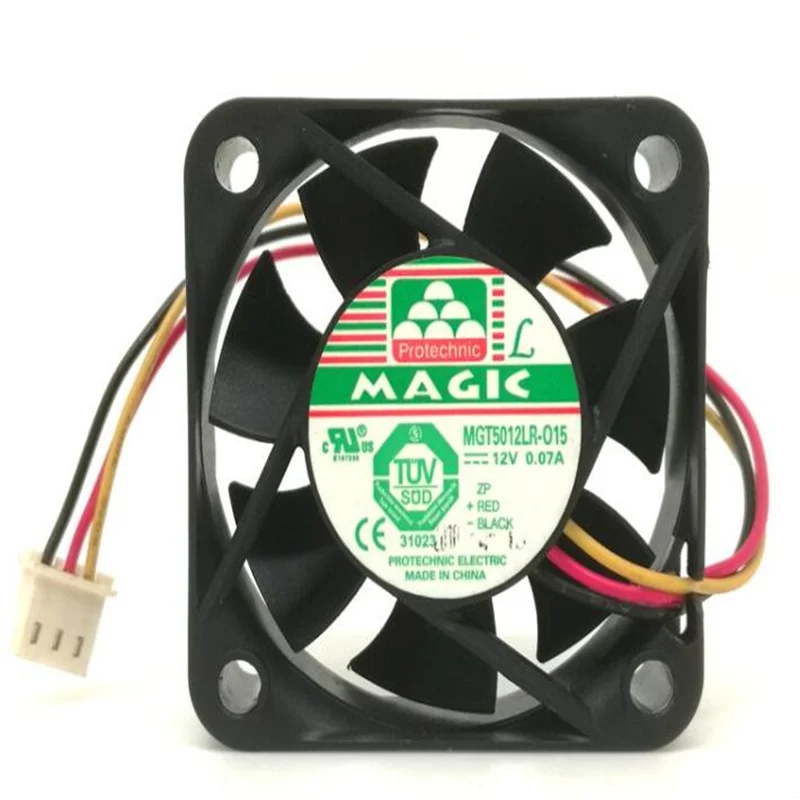 

Original MGT5012LR-O15 5CM 5015 12V 0.07A 3-wire ultra-quiet speed measuring hydraulic cooling fan