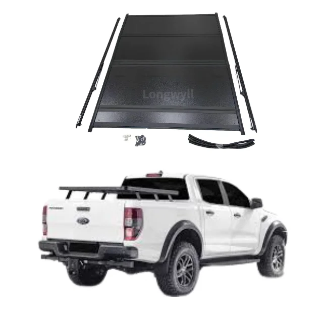 

Customized Truck Tops for Ranger T6 T7, Aluminum High Quality Hard Quart Tonneau Cover, Pickup Roller Lid Cover