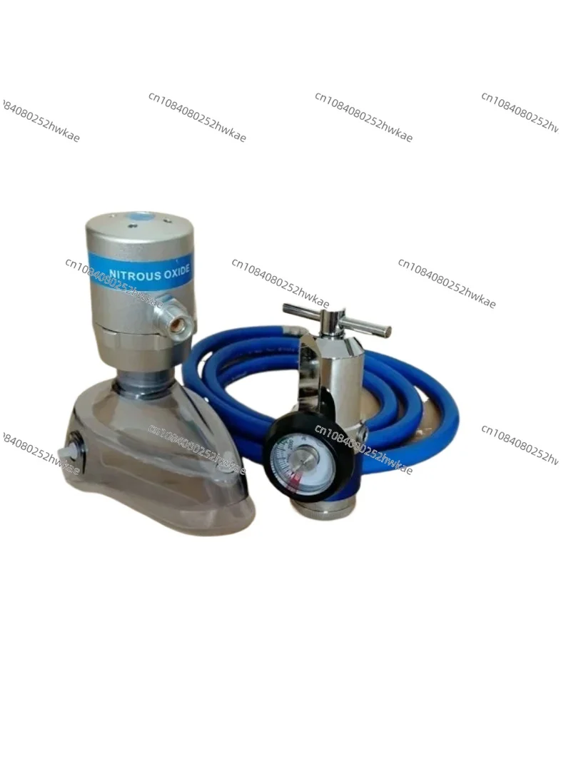 Suitable for Entonox demand valves with MINI brass snap on regulating valve and 1.5m hose (with connector)